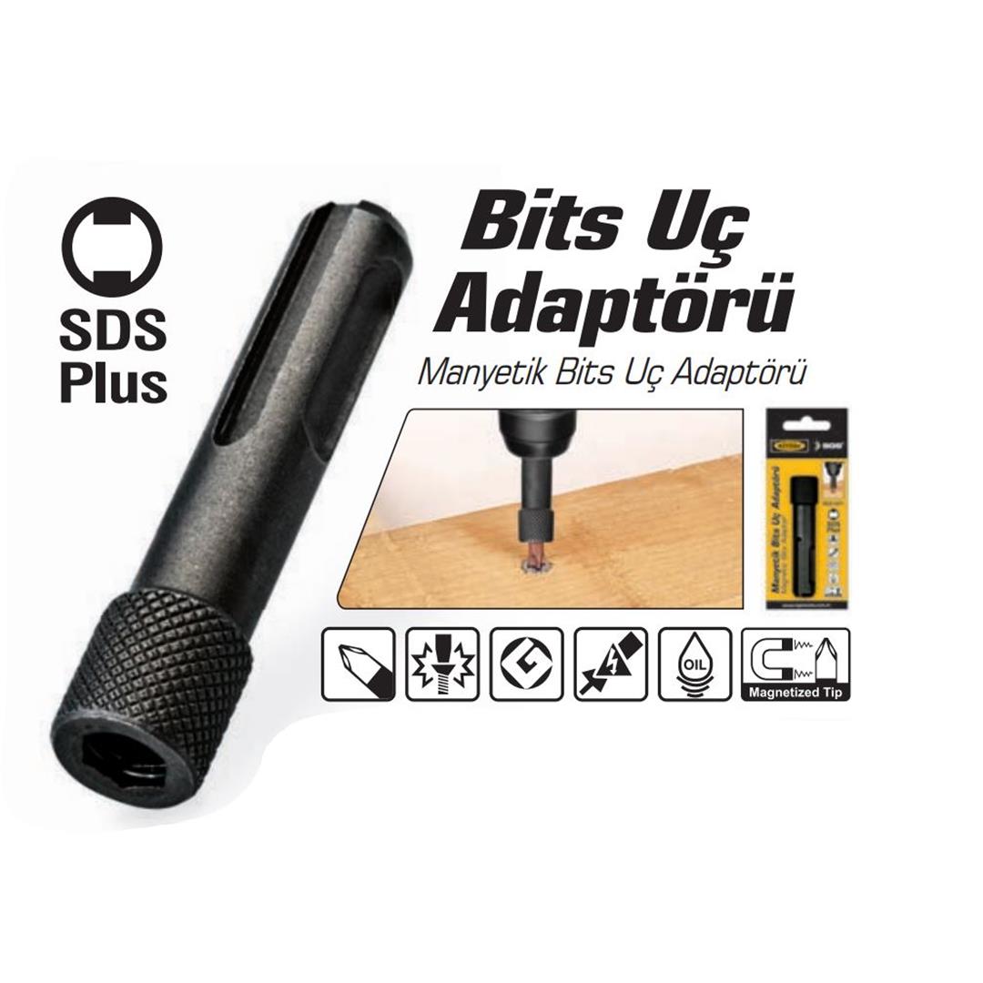 SGS1831 MANYETİK BİTS UÇ ADAPTÖRÜ SDS PLUS